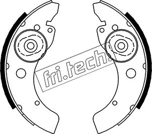 Brake Shoe Set (1034.001)