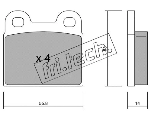 Brake Pad Set, disc brake (002.0)