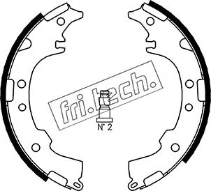 Brake Shoe Set (1115.304)