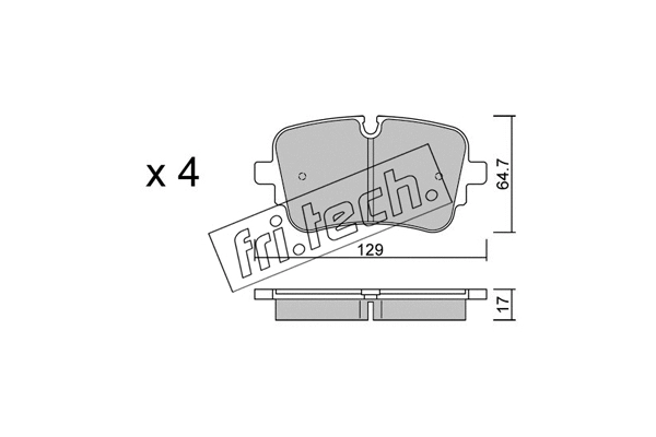Brake Pad Set, disc brake (1130.1)