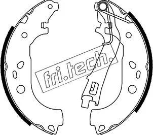 Brake Shoe Set (1034.122)