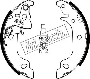 Brake Shoe Set (1034.103)