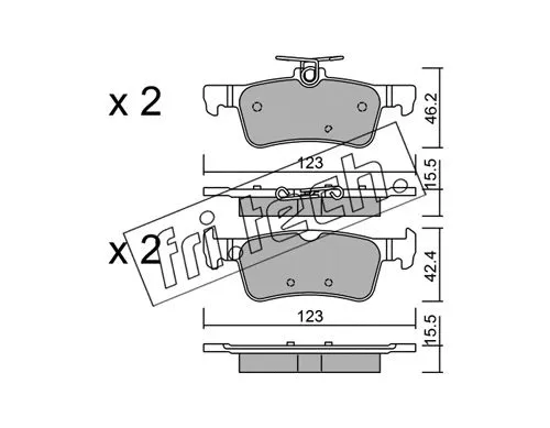 Brake Pad Set, disc brake (1066.0)
