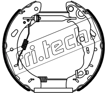 Brake Shoe Set (16555)