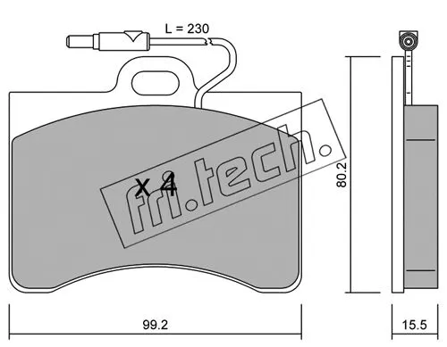 Brake Pad Set, disc brake (087.0)