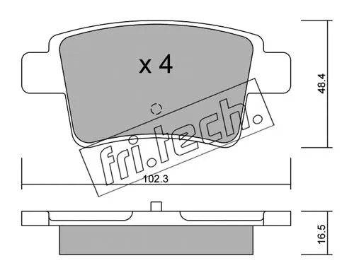 Brake Pad Set, disc brake (817.0)