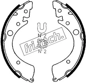 Brake Shoe Set (1044.008)