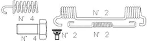 Accessory Kit, brake shoes (1311)