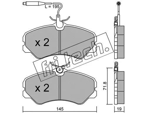 Brake Pad Set, disc brake (060.1)