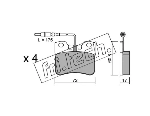 Brake Pad Set, disc brake (062.1)