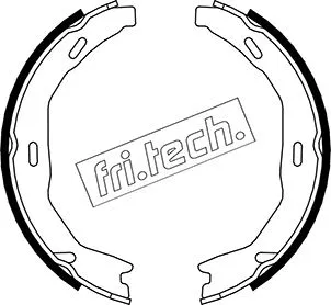 Brake Shoe Set, parking brake (1052.132)