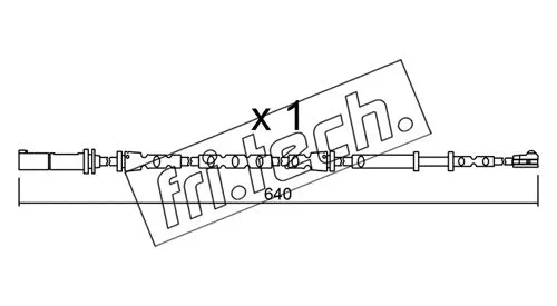 Warning Contact, brake pad wear (SU.312)
