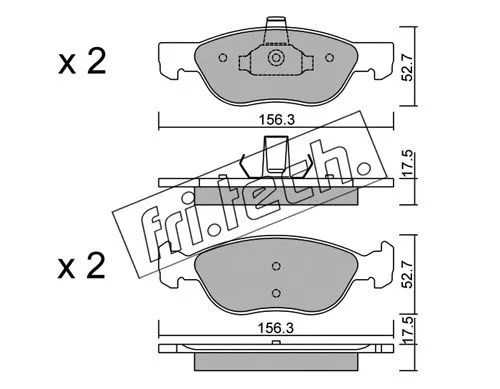 Brake Pad Set, disc brake (084.2)