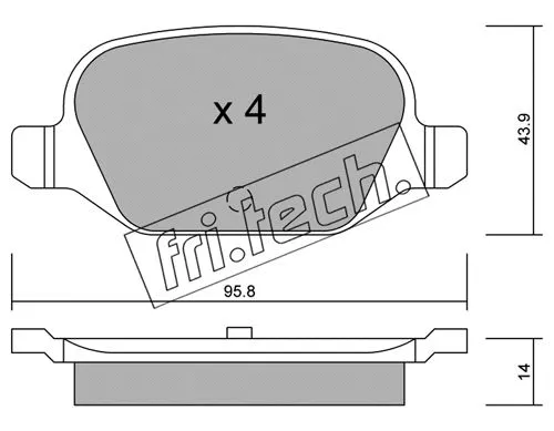 Brake Pad Set, disc brake (333.0)