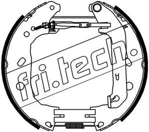 Brake Shoe Set (16393)