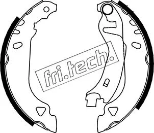 Brake Shoe Set (1034.090)
