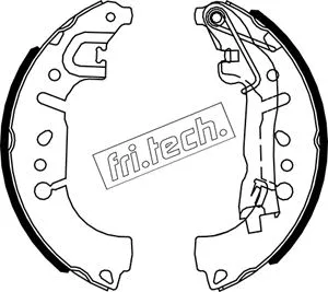 Brake Shoe Set (1034.127)