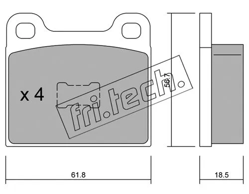Brake Pad Set, disc brake (011.1)