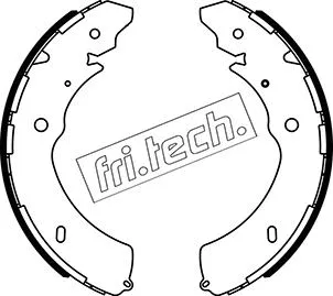 Brake Shoe Set (1047.379)