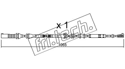 Warning Contact, brake pad wear (SU.276)