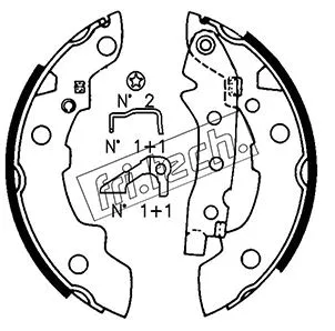 Brake Shoe Set (1088.208K)