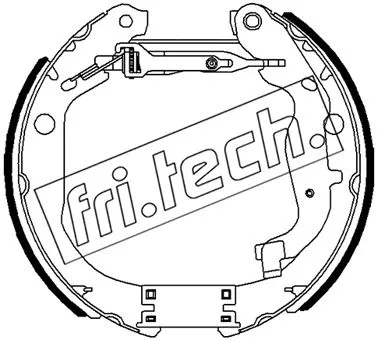 Brake Shoe Set (16491)