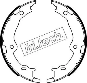 Brake Shoe Set, parking brake (1115.327)