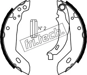 Brake Shoe Set (1088.212)