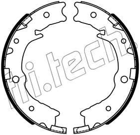 Brake Shoe Set, parking brake (1253.728)
