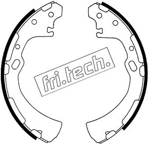 Brake Shoe Set (1067.175)