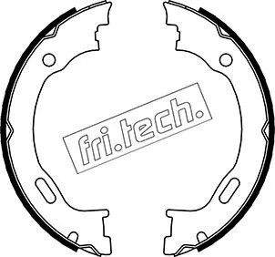 Brake Shoe Set, parking brake (1052.129)