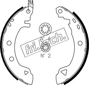 Brake Shoe Set (1088.218)