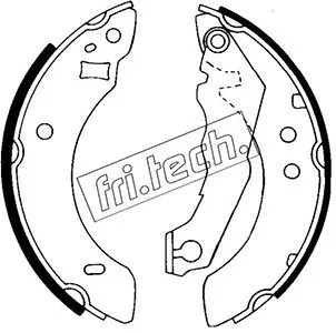 Brake Shoe Set (1040.124)