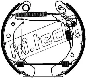 Brake Shoe Set (16255)