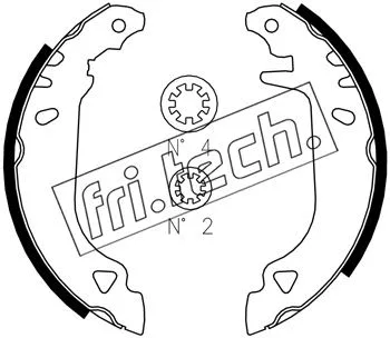 Brake Shoe Set (1034.090S)