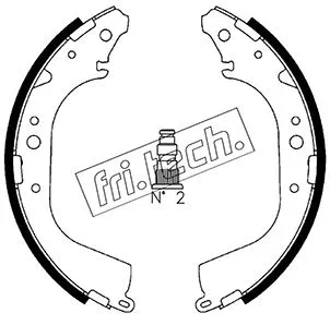Brake Shoe Set (1115.288)