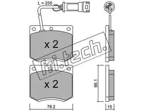 Brake Pad Set, disc brake (025.1)