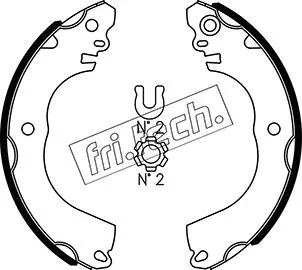 Brake Shoe Set (1067.204)