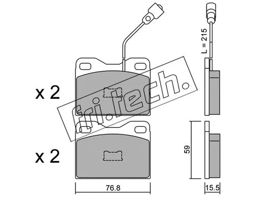 Brake Pad Set, disc brake (017.4)