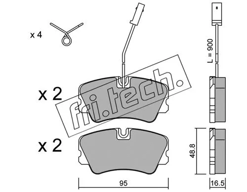 Brake Pad Set, disc brake (067.1)