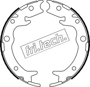 Brake Shoe Set, parking brake (1044.023)