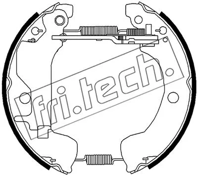 Brake Shoe Set (16507)