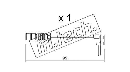 Warning Contact, brake pad wear (SU.011)