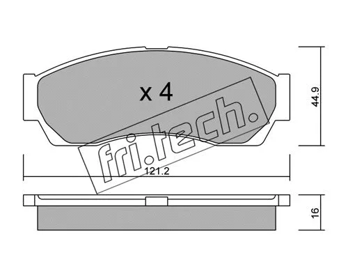 Brake Pad Set, disc brake (913.0)