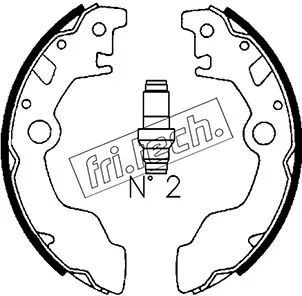 Brake Shoe Set (1110.330)