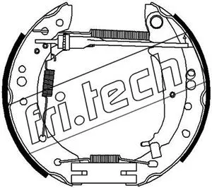 Brake Shoe Set (16353)