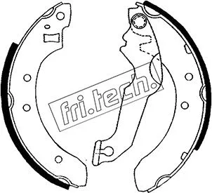 Brake Shoe Set (1040.115)