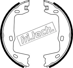 Brake Shoe Set, parking brake (1073.159)