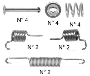 Accessory Kit, brake shoes (1447)