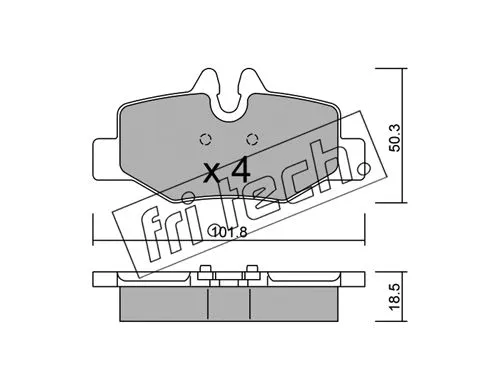 Brake Pad Set, disc brake (592.0)